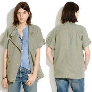 madewell short sleeve denim jacket